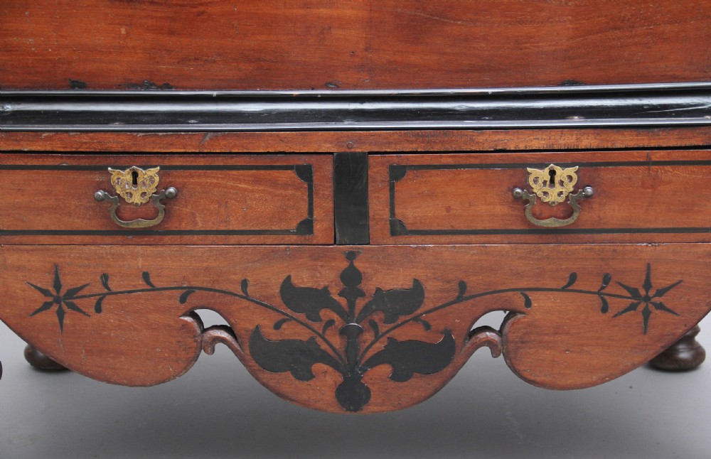 Early 19th Century teak and ebony chest View XVI