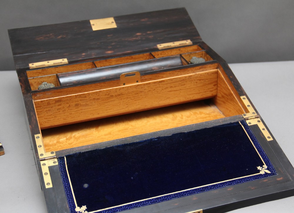 19th Century coromandel writing slope View VI