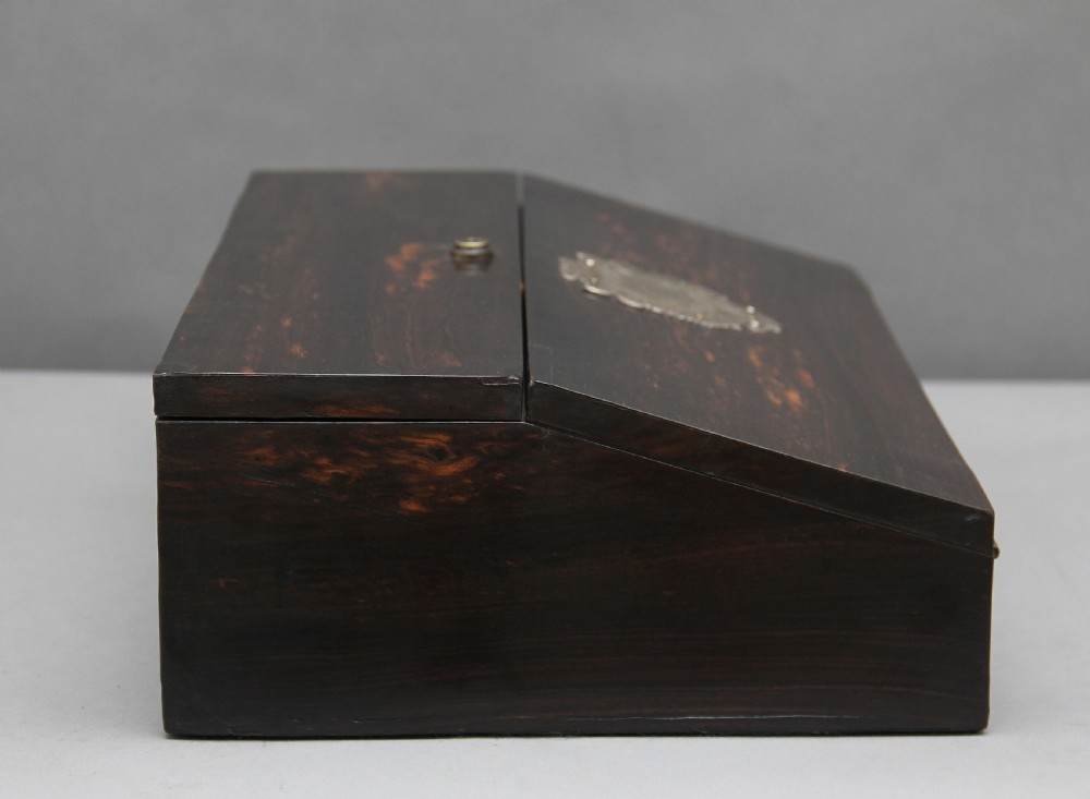 19th Century coromandel writing slope View X