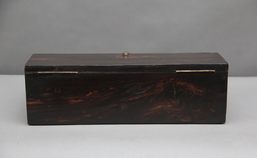 19th Century coromandel writing slope View XI