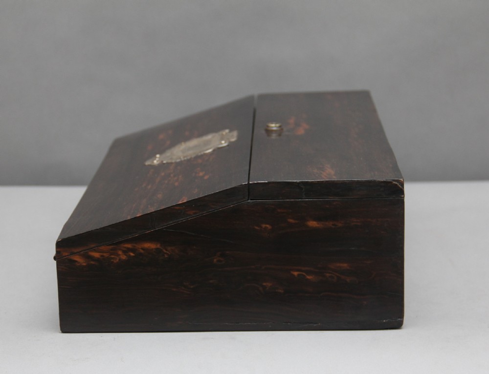 19th Century coromandel writing slope View XII