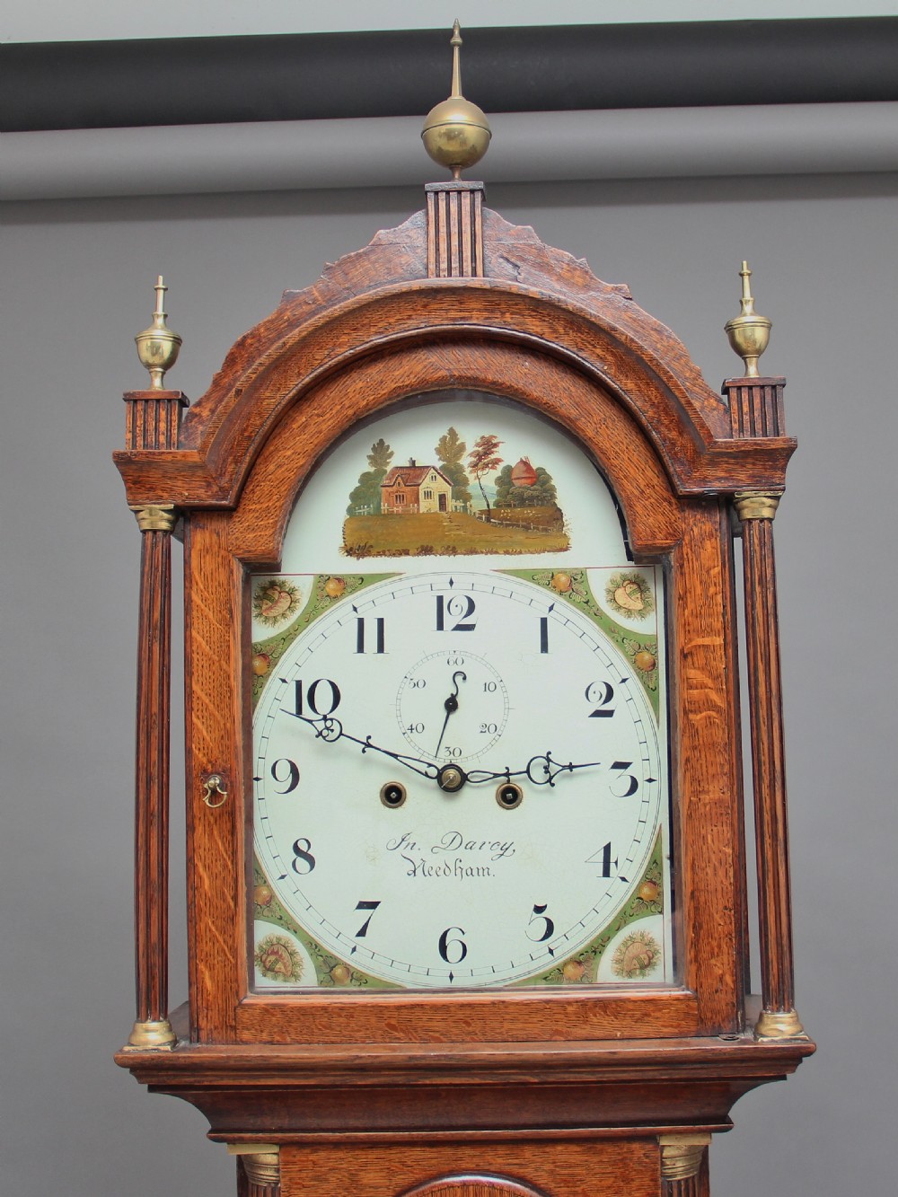 Early 19th Century oak Grandfather clock View II