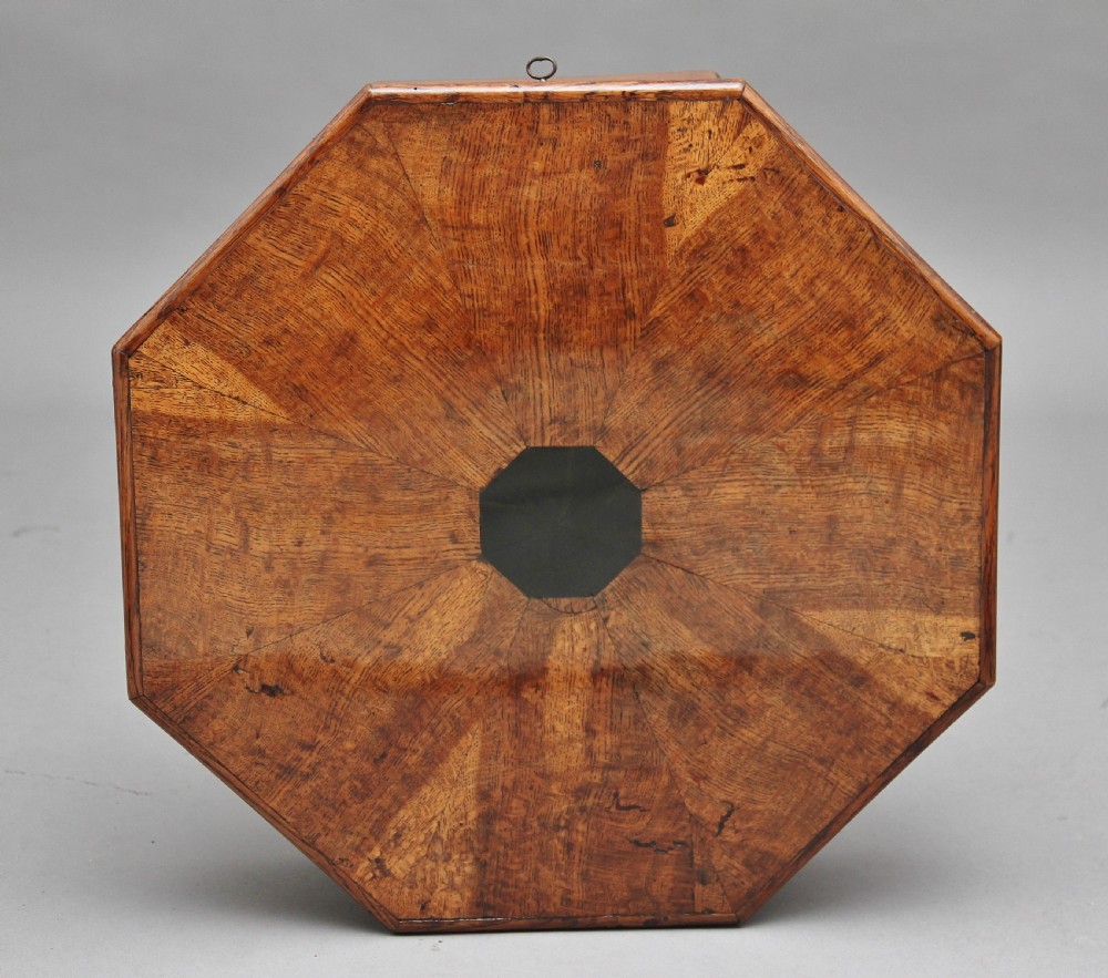 19th Century oak work table View VII