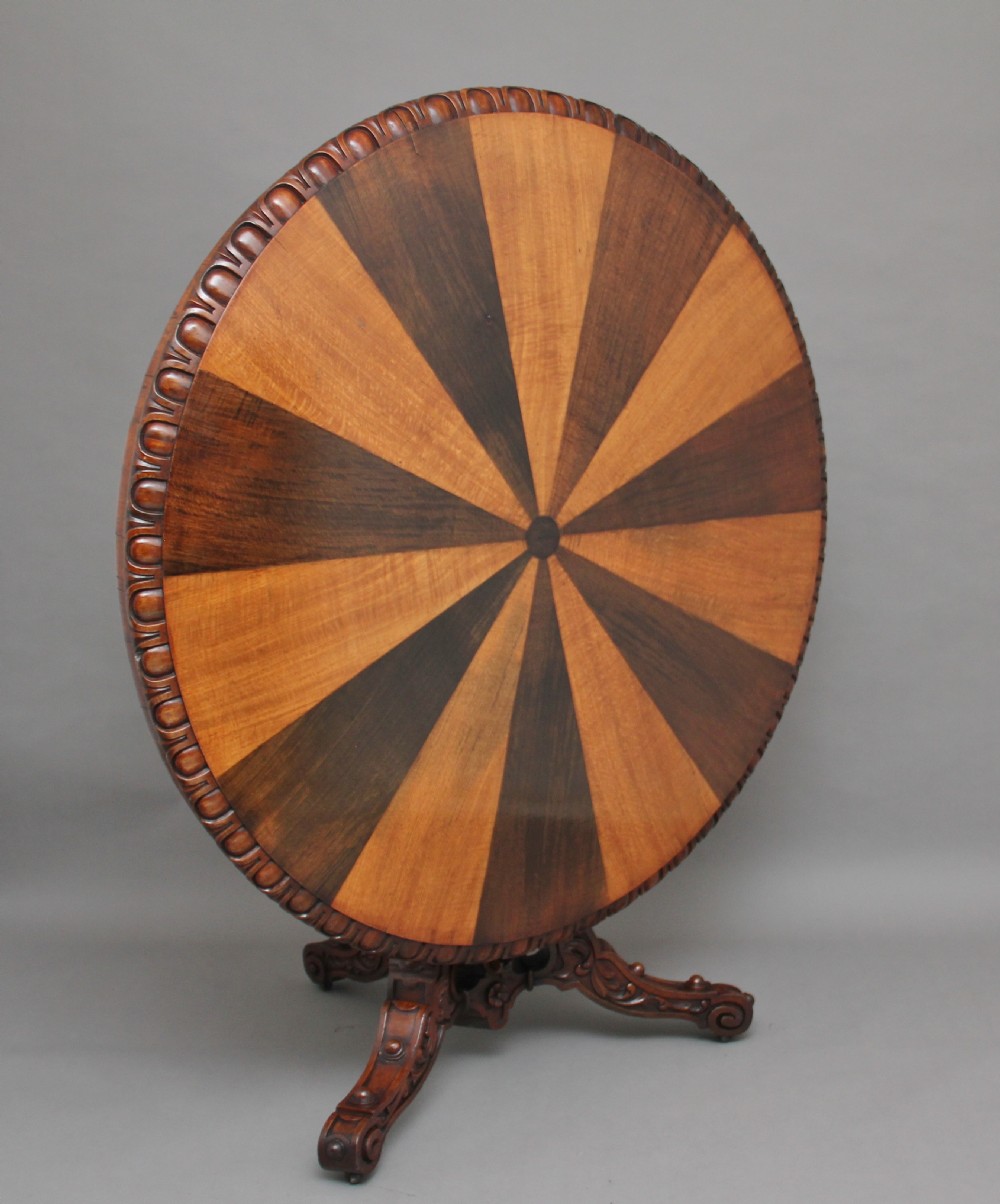 19th Century oak centre table