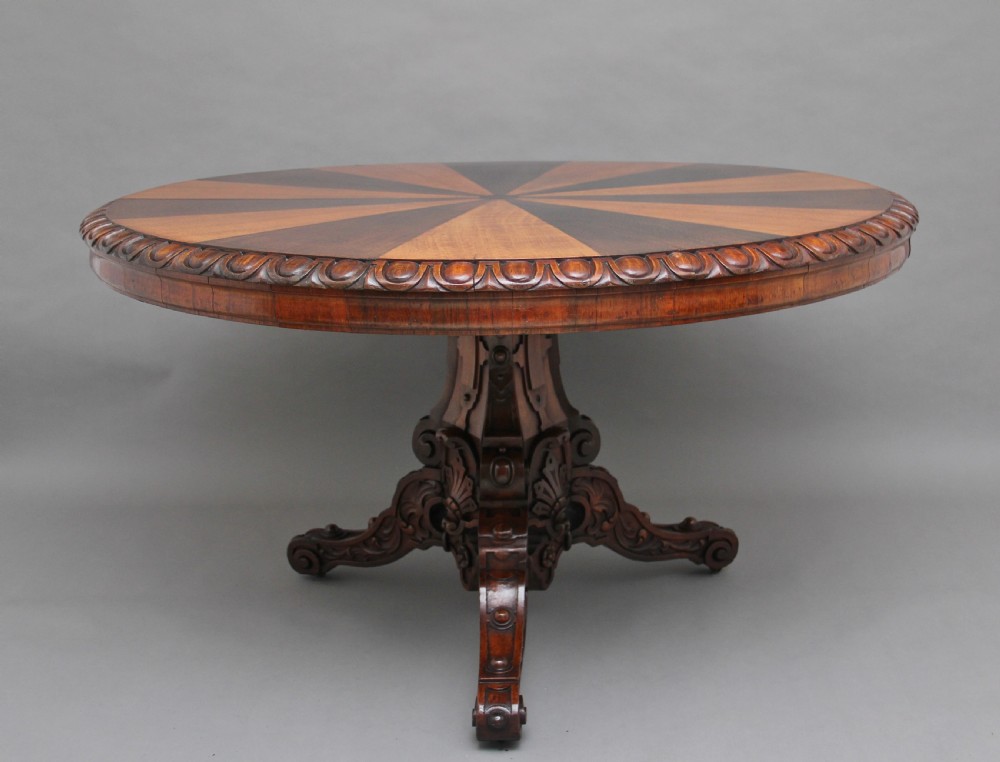 19th Century oak centre table View II