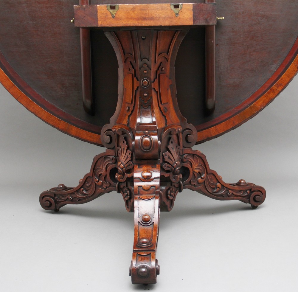 19th Century oak centre table View VIII