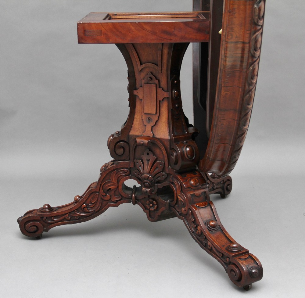 19th Century oak centre table View X
