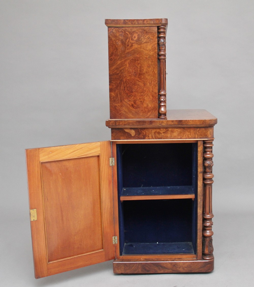 19th Century burr walnut desk View XII