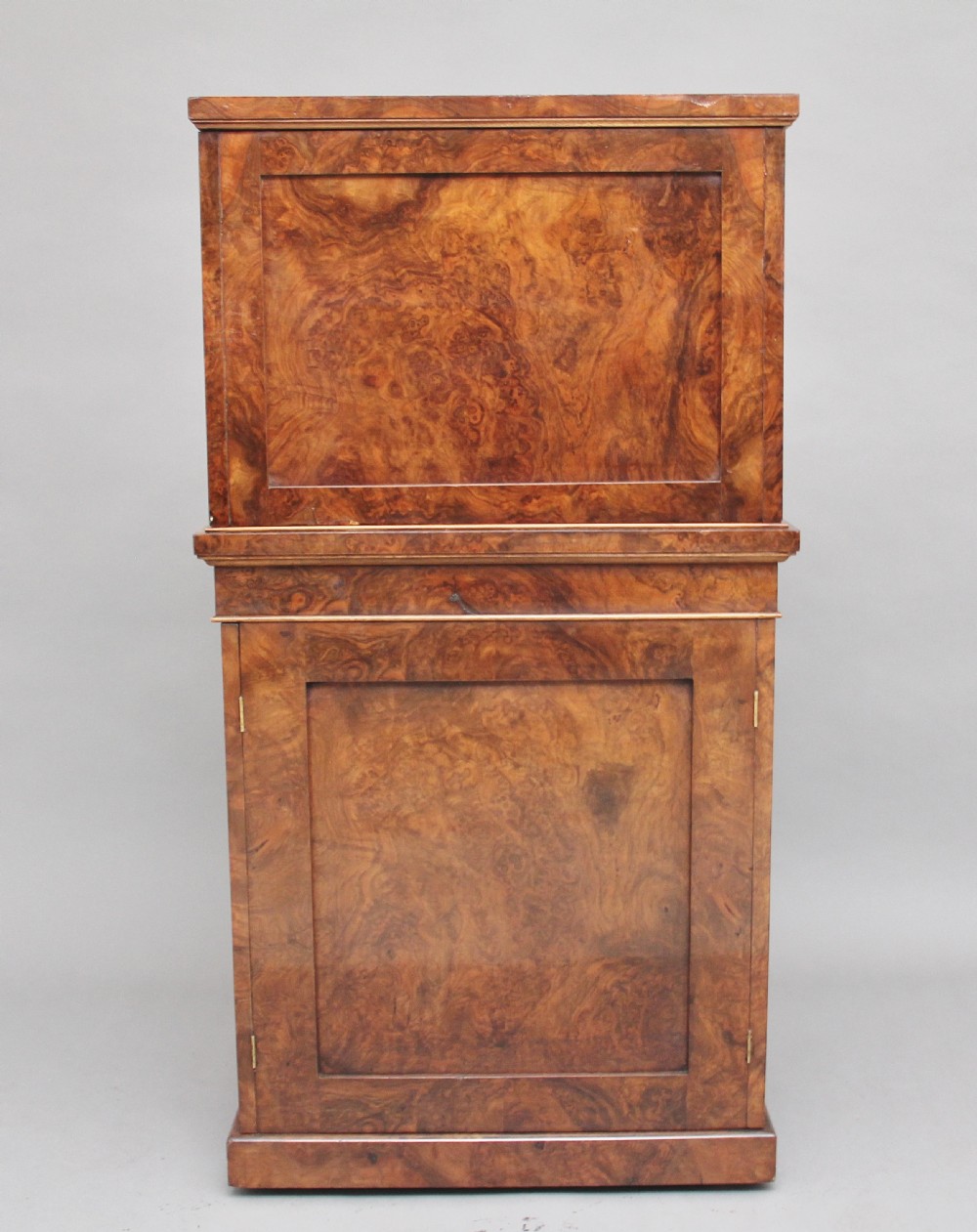 19th Century burr walnut desk View XIII