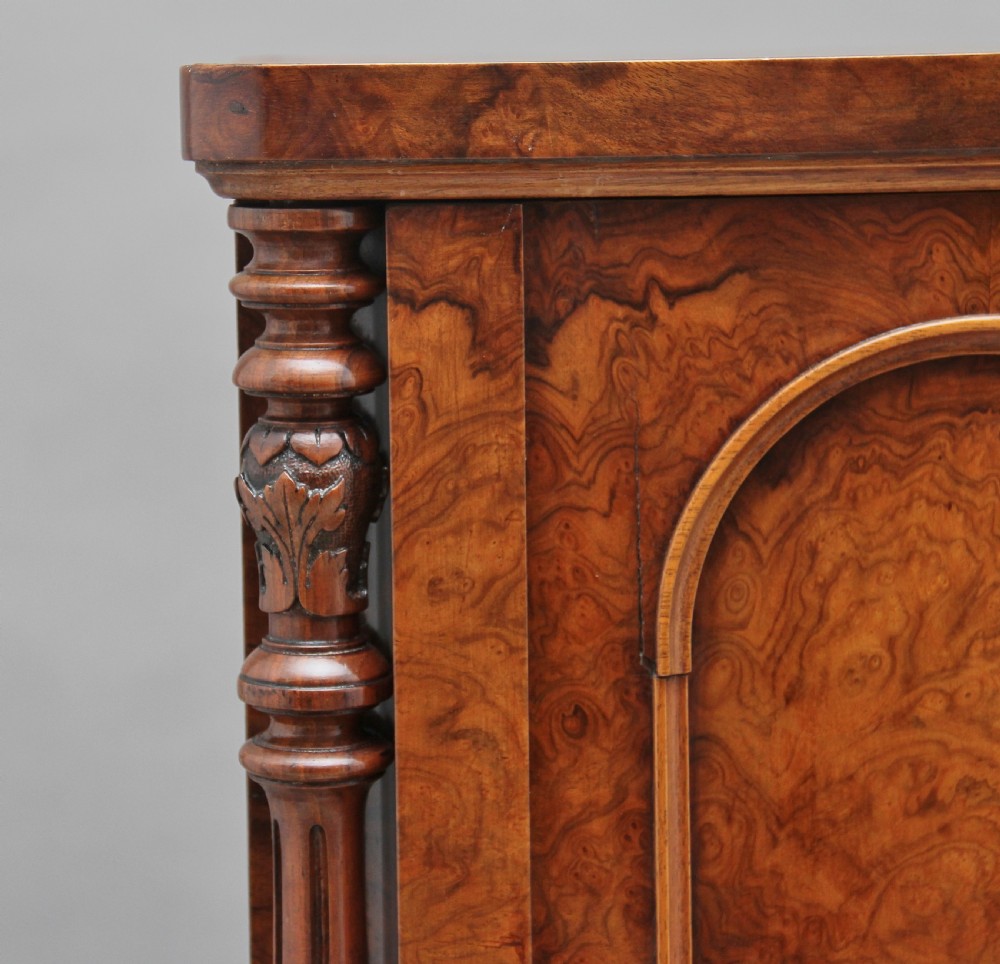 19th Century burr walnut desk View XXIII