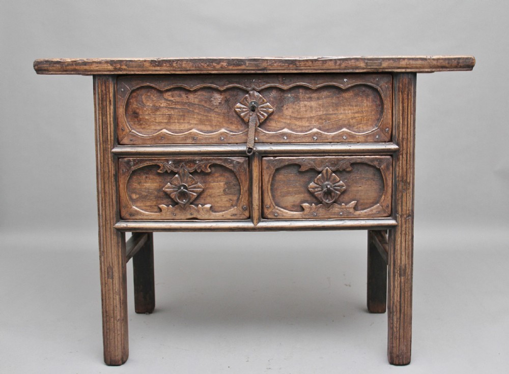 19th Century Chinese elm dresser