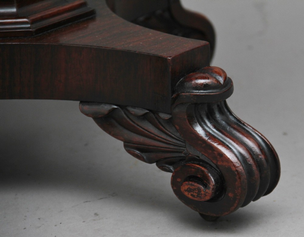 19th Century rosewood card table View X