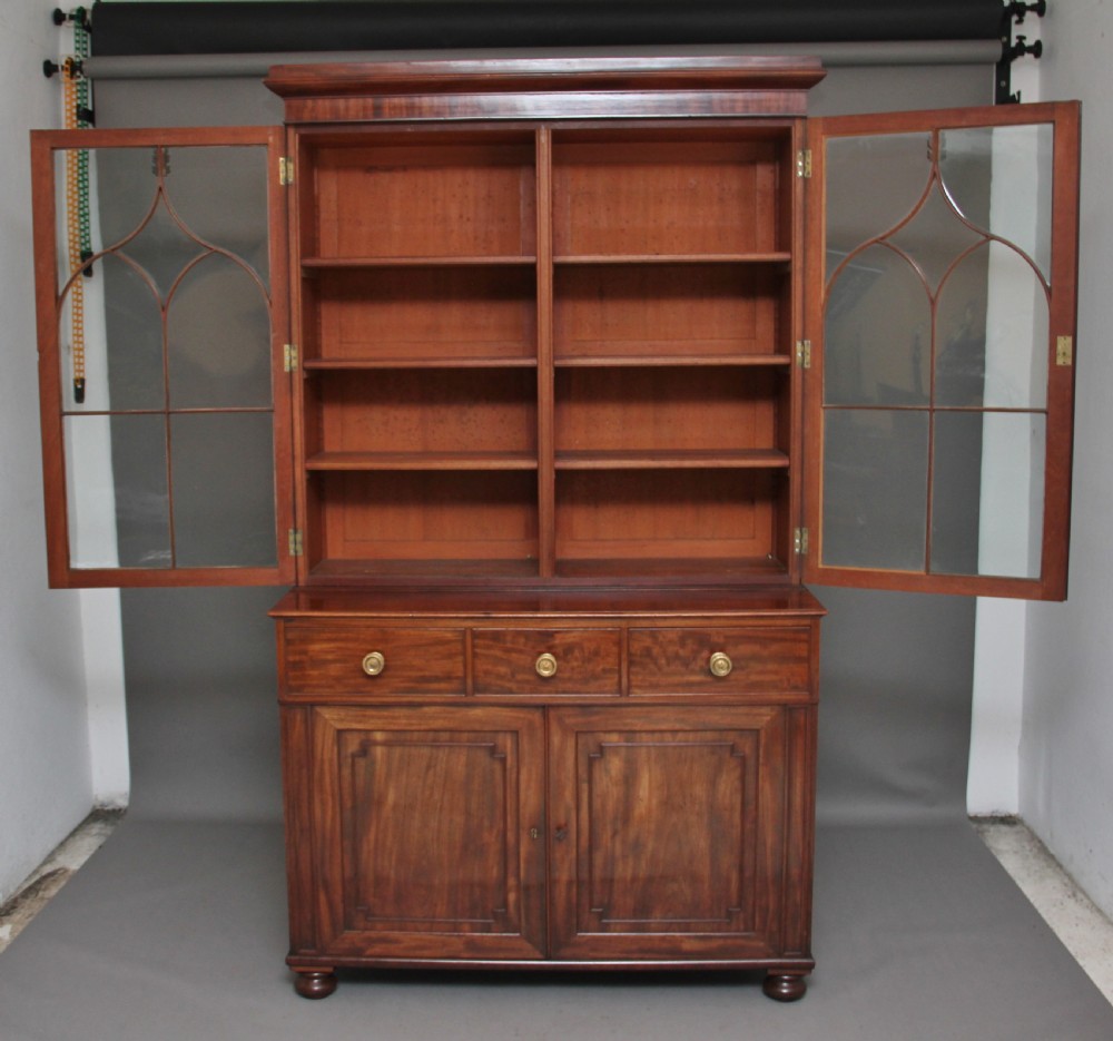 Early 19th Century mahogany bookcase View II