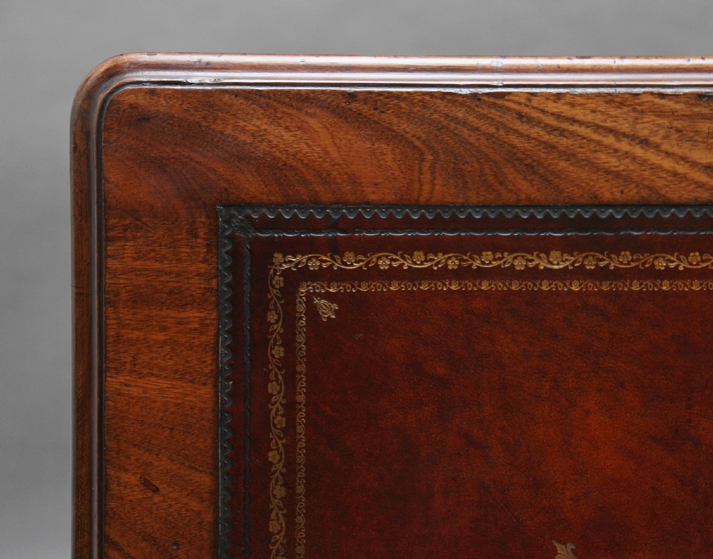 19th Century mahogany partners desk View IX