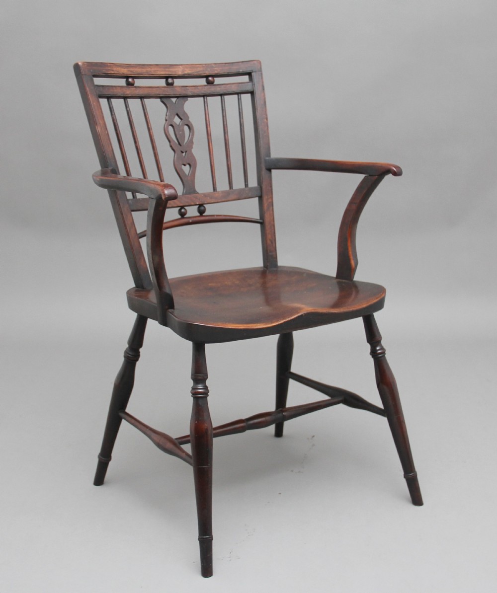 Set of four early 20th Century Mendlesham armchairs View IV