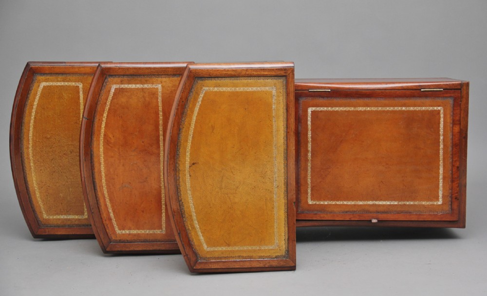 19th Century mahogany library steps View VIII