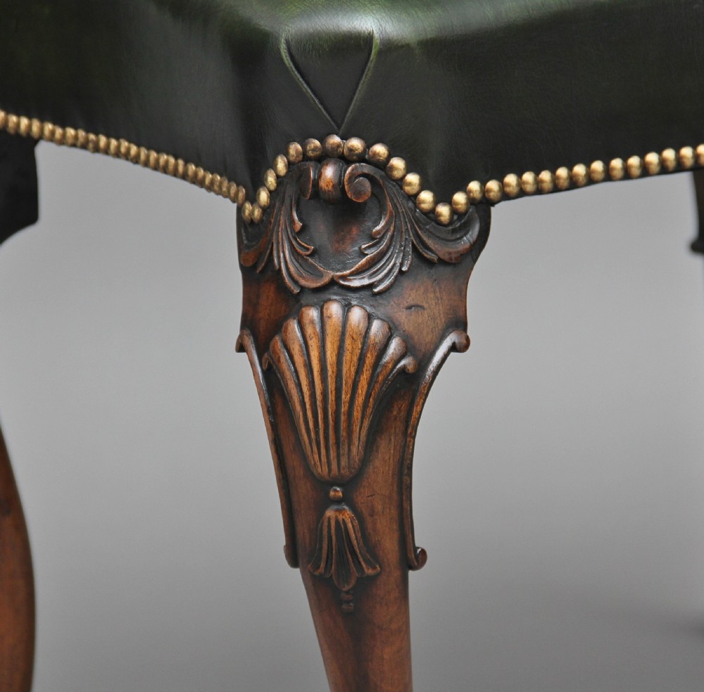Early 20th Century mahogany stool View VI