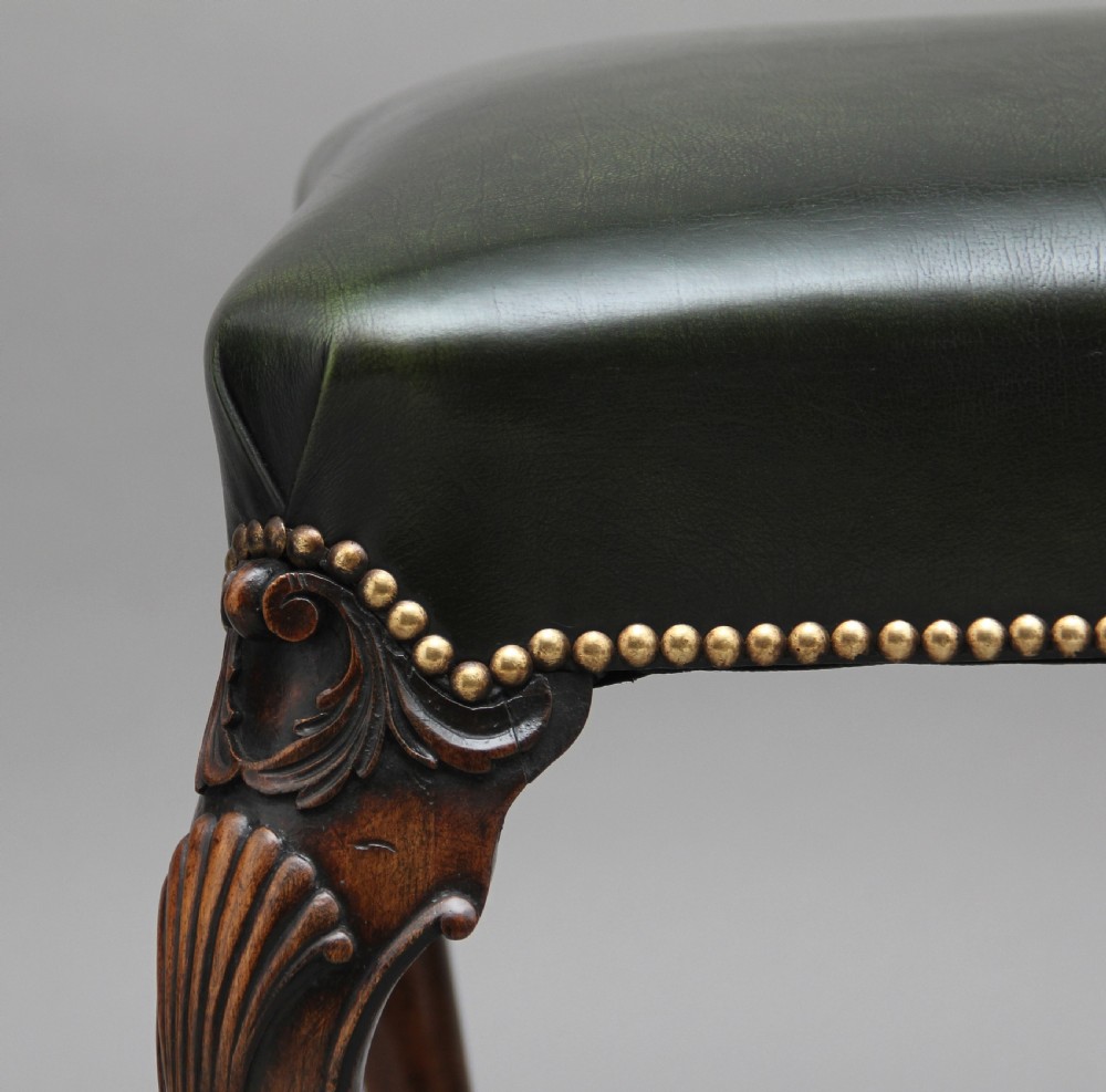 Early 20th Century mahogany stool View VII