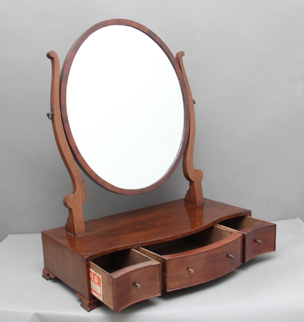 19th Century mahogany dressing mirror View II