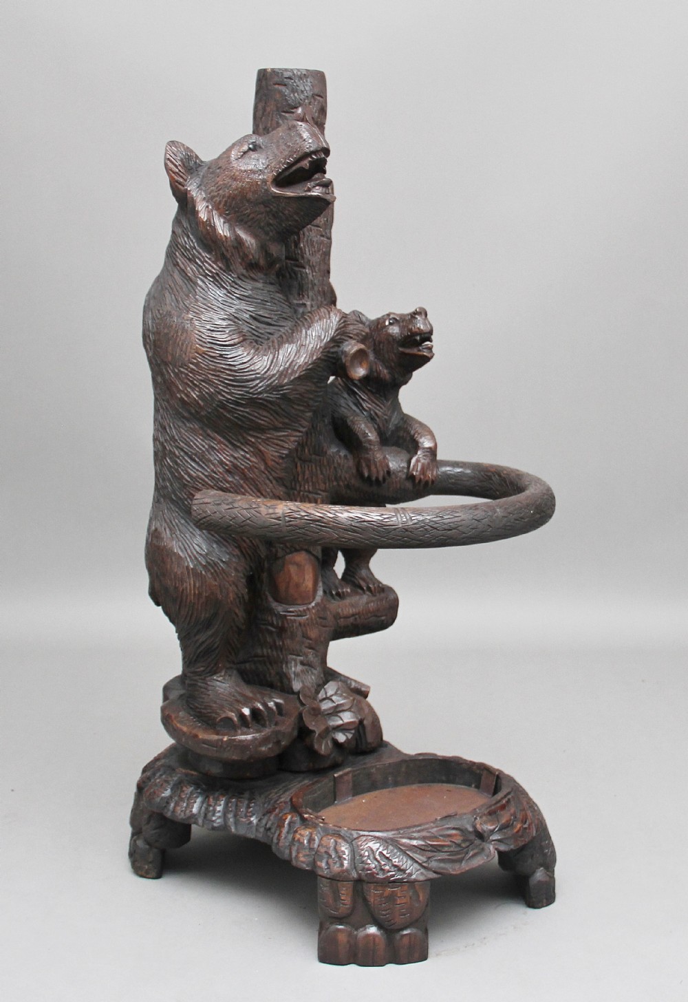 19th Century black forest stick stand
