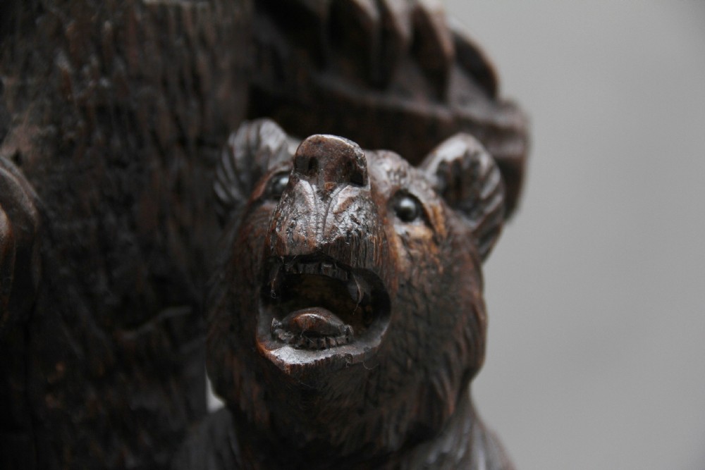 19th Century black forest stick stand View VIII