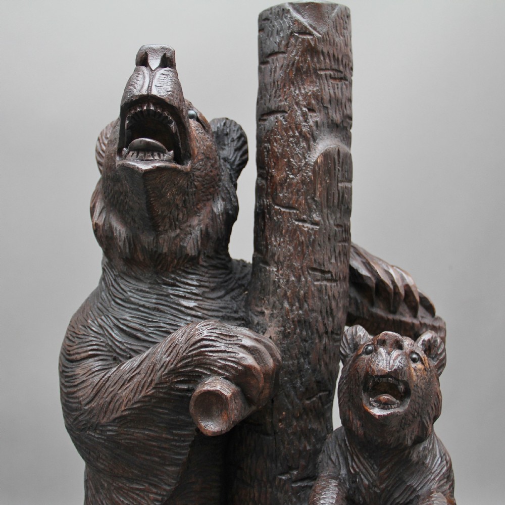 19th Century black forest stick stand View IX