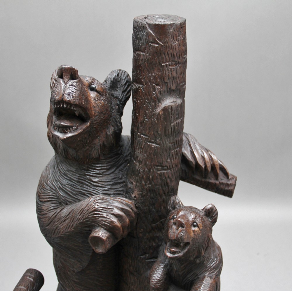 19th Century black forest stick stand View XII