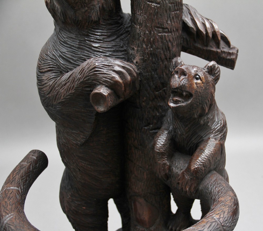 19th Century black forest stick stand View XIII