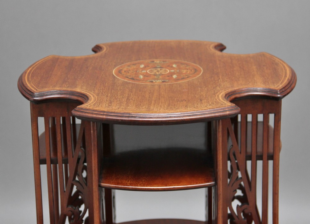 19th Century mahogany revolving bookcase View IX