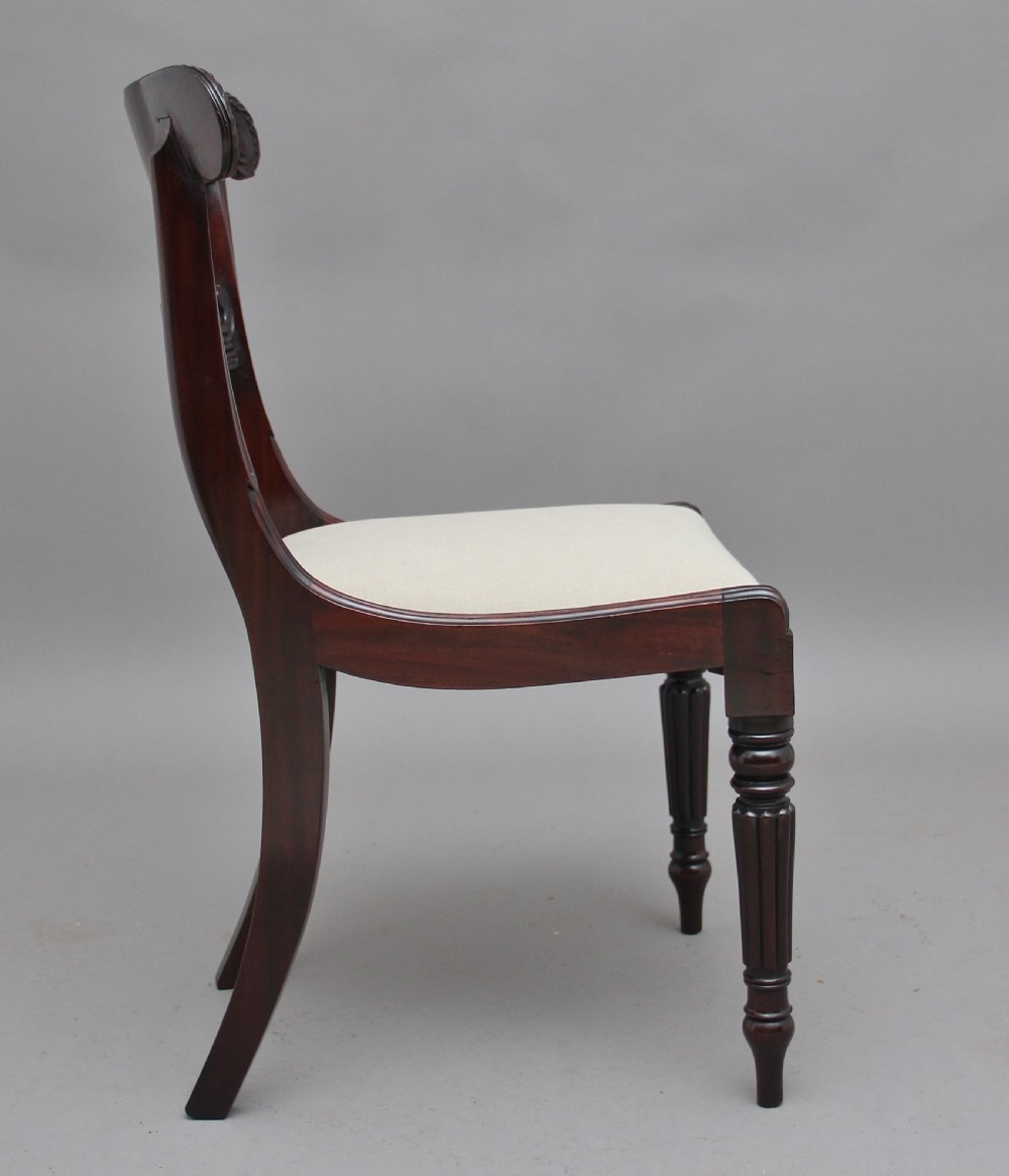 Set of seven 19th Century mahogany dining chairs View III