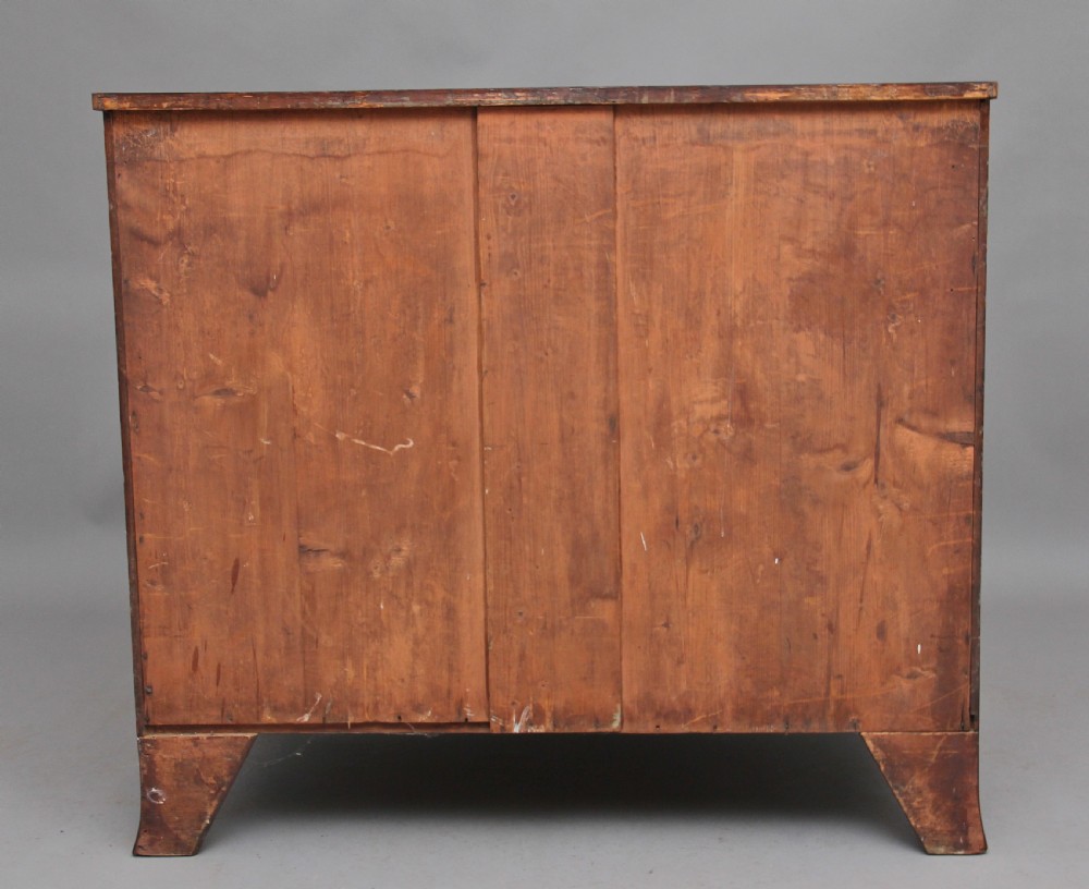 Early 19th Century mahogany bow front chest View V
