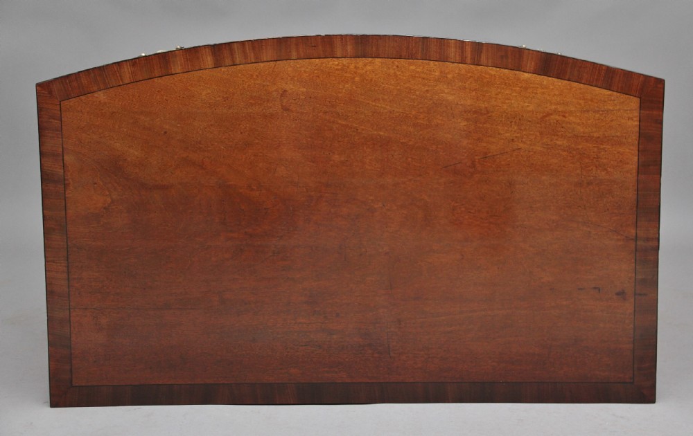 Early 19th Century mahogany bow front chest View VII