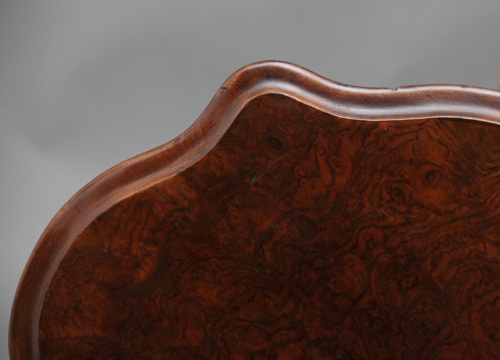 19th Century burr walnut occasional table View VII