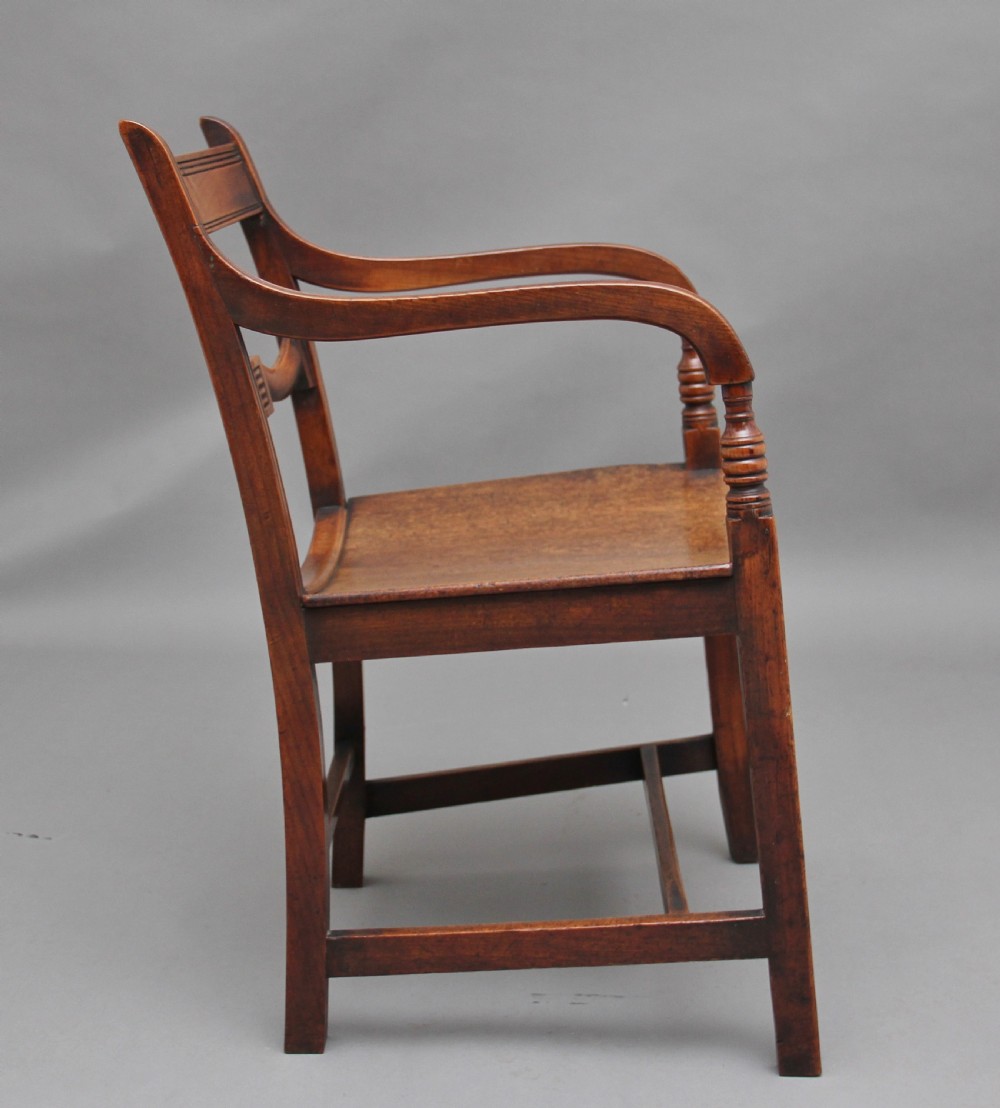 Early 19th Century ash and elm armchair View II