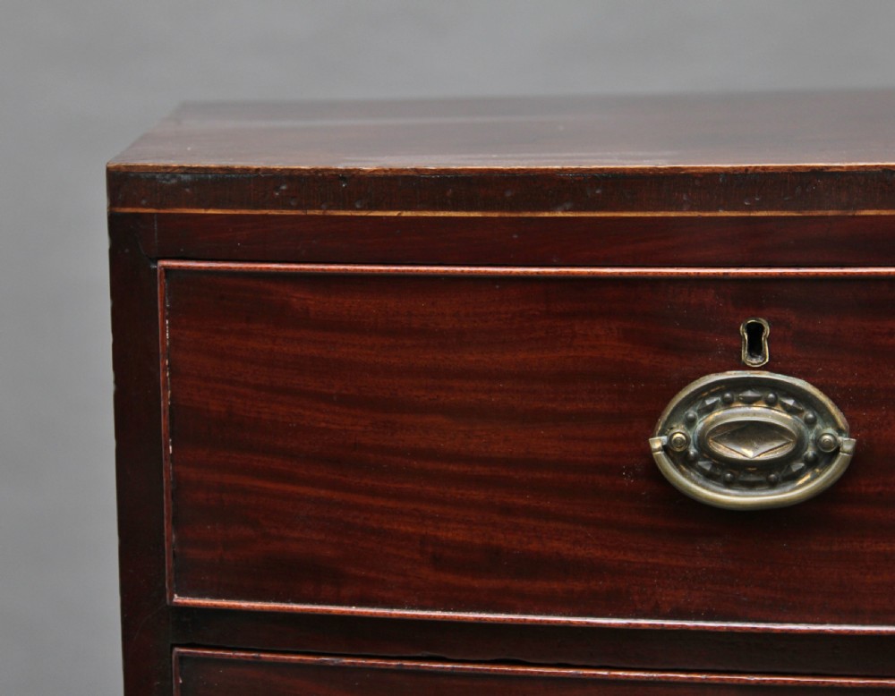 Early 19th Century mahogany bowfront chest of drawers View IX