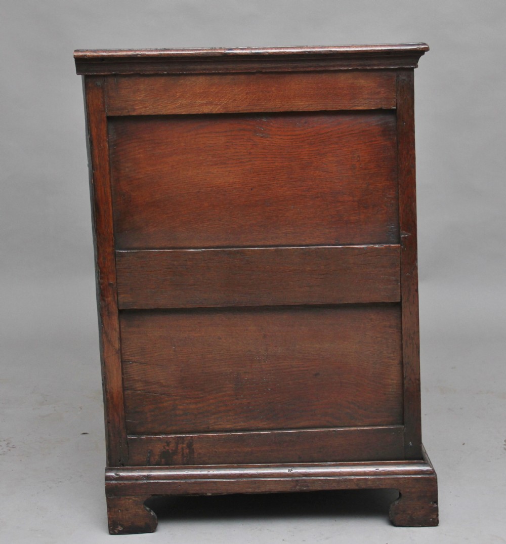 18th Century oak geometric chest of drawers View V