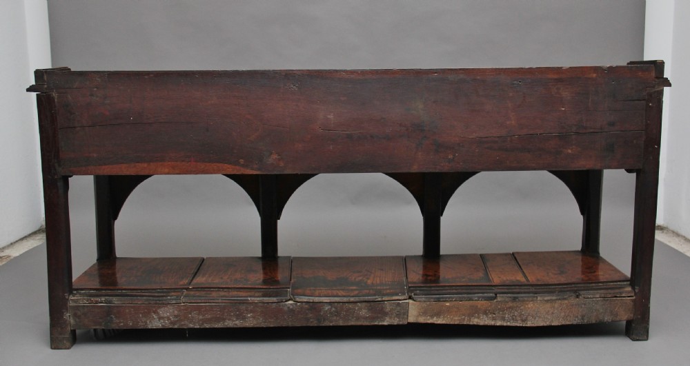 18th Century oak pot board dresser View V