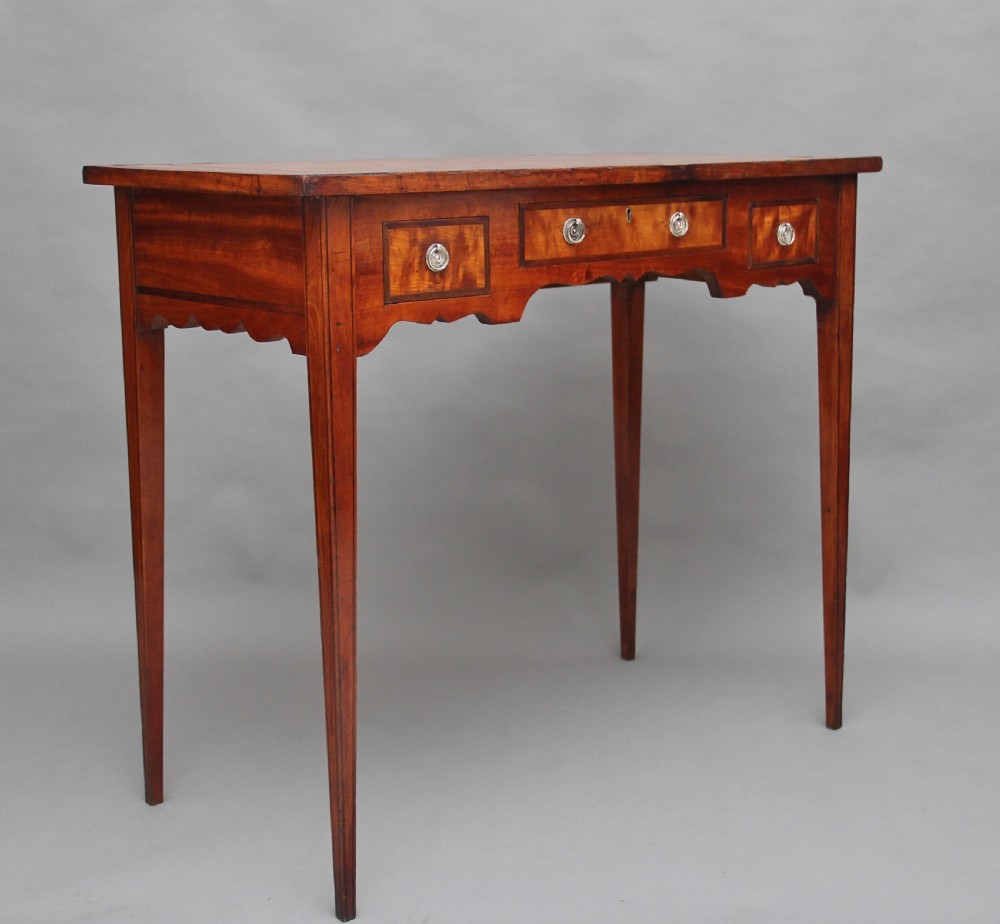 19th Century satin birch side table View III