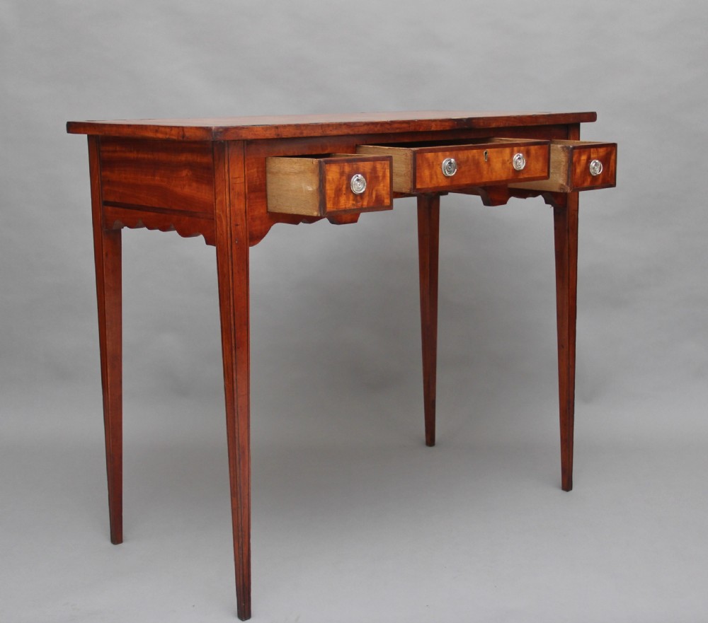 19th Century satin birch side table View IV