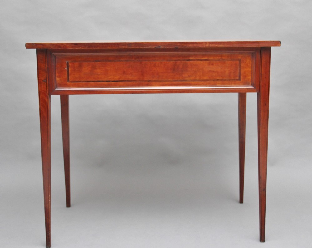 19th Century satin birch side table View VI