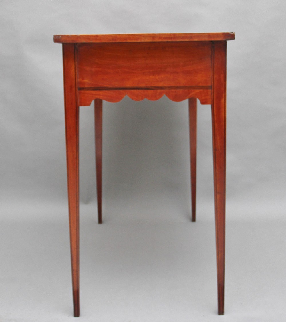 19th Century satin birch side table View VII