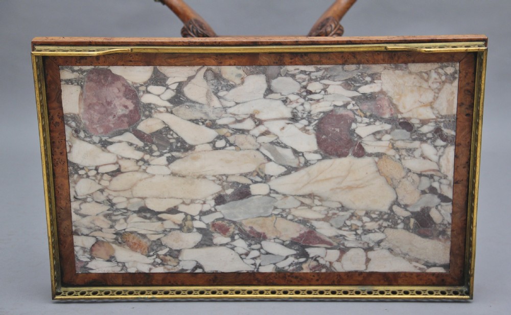 Early 19th Century burr elm side table View VII