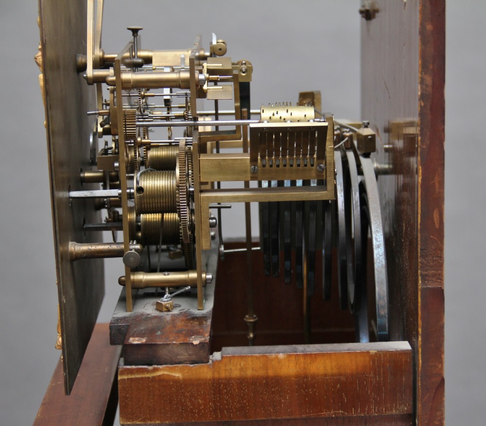 Early 20th Century walnut Granddaughter clock View XIX