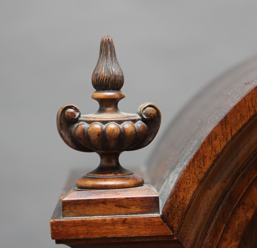 Early 20th Century walnut Granddaughter clock View XXIV