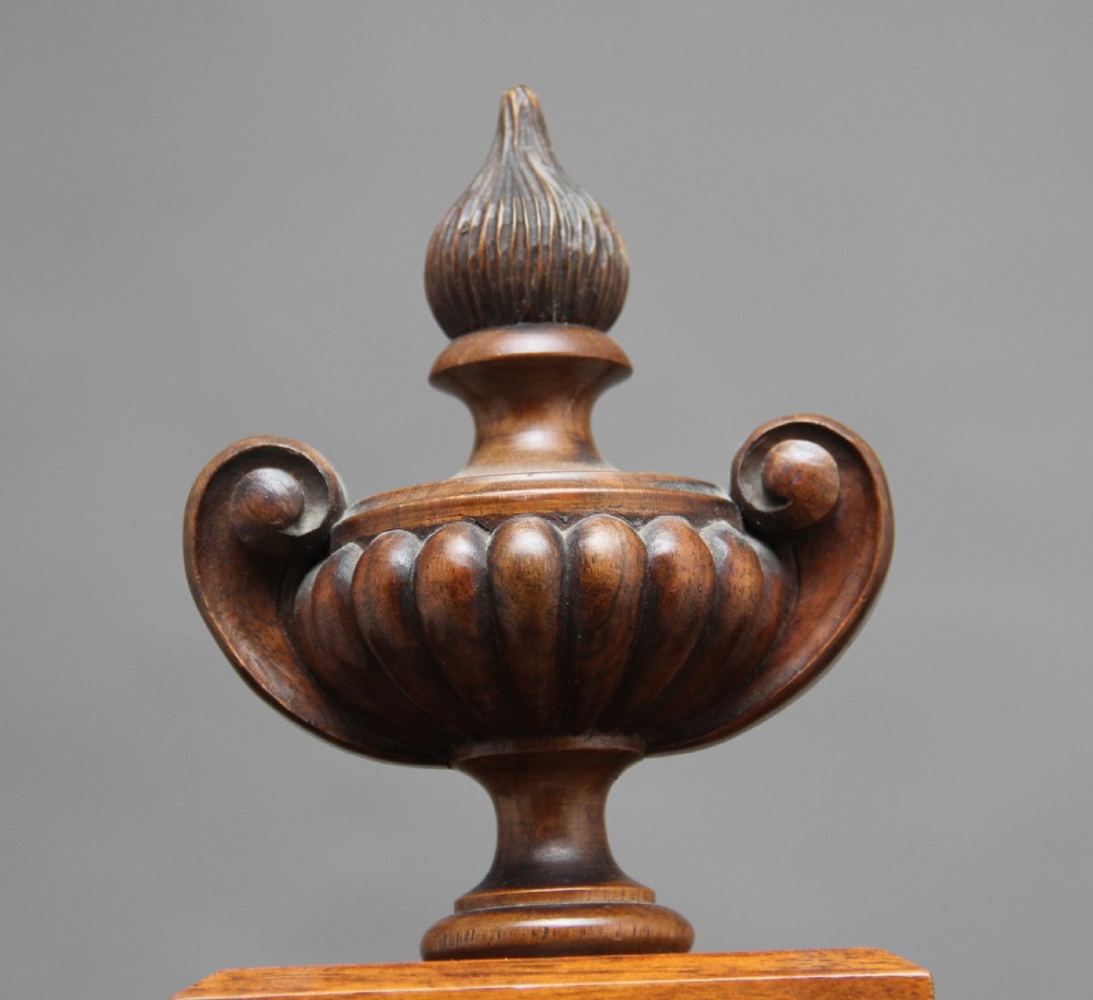 Early 20th Century walnut Granddaughter clock View XXV