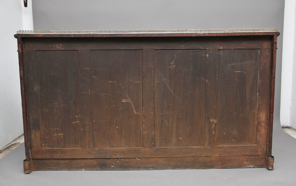 19th Century walnut and marquetry credenza View V