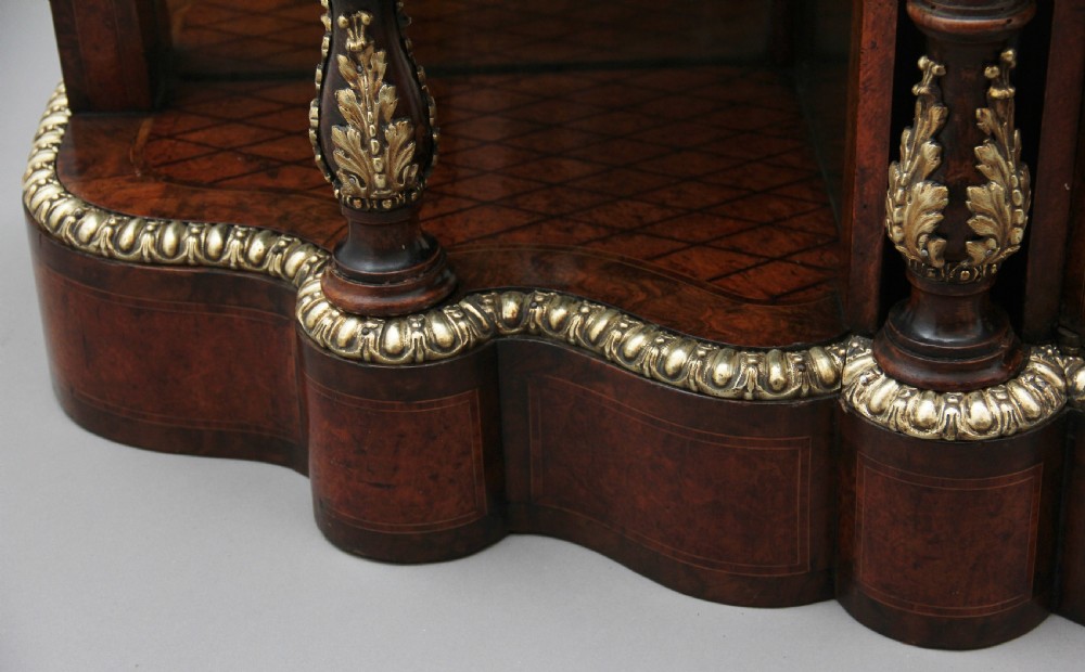 19th Century walnut and marquetry credenza View XX