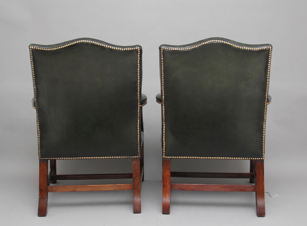 Pair of early 20th Century Gainsborough armchairs View IV