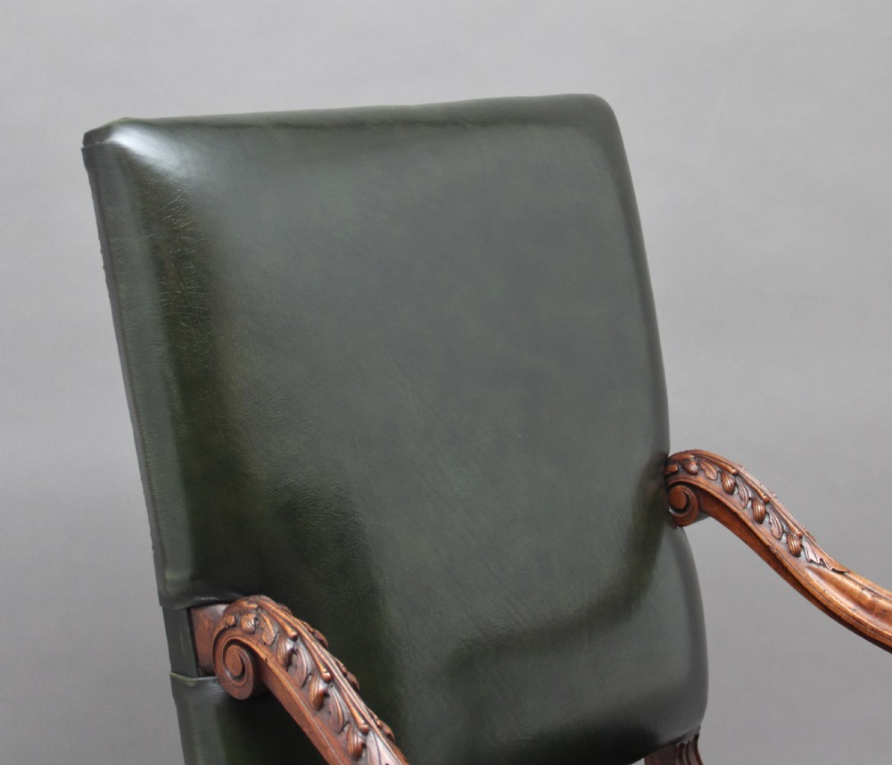 Pair of early 19th Century carved walnut armchairs View VI