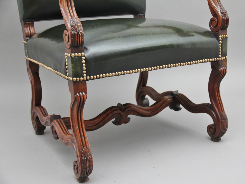 Pair of early 19th Century carved walnut armchairs View XIII